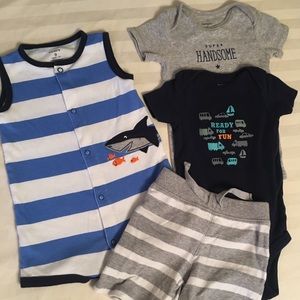 Blue and grey summer set 9m